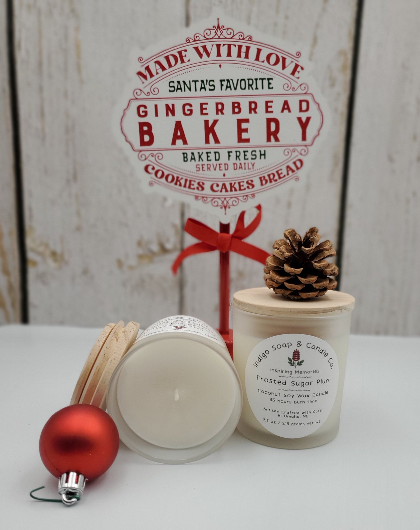 Frosted Sugar Plum Candle