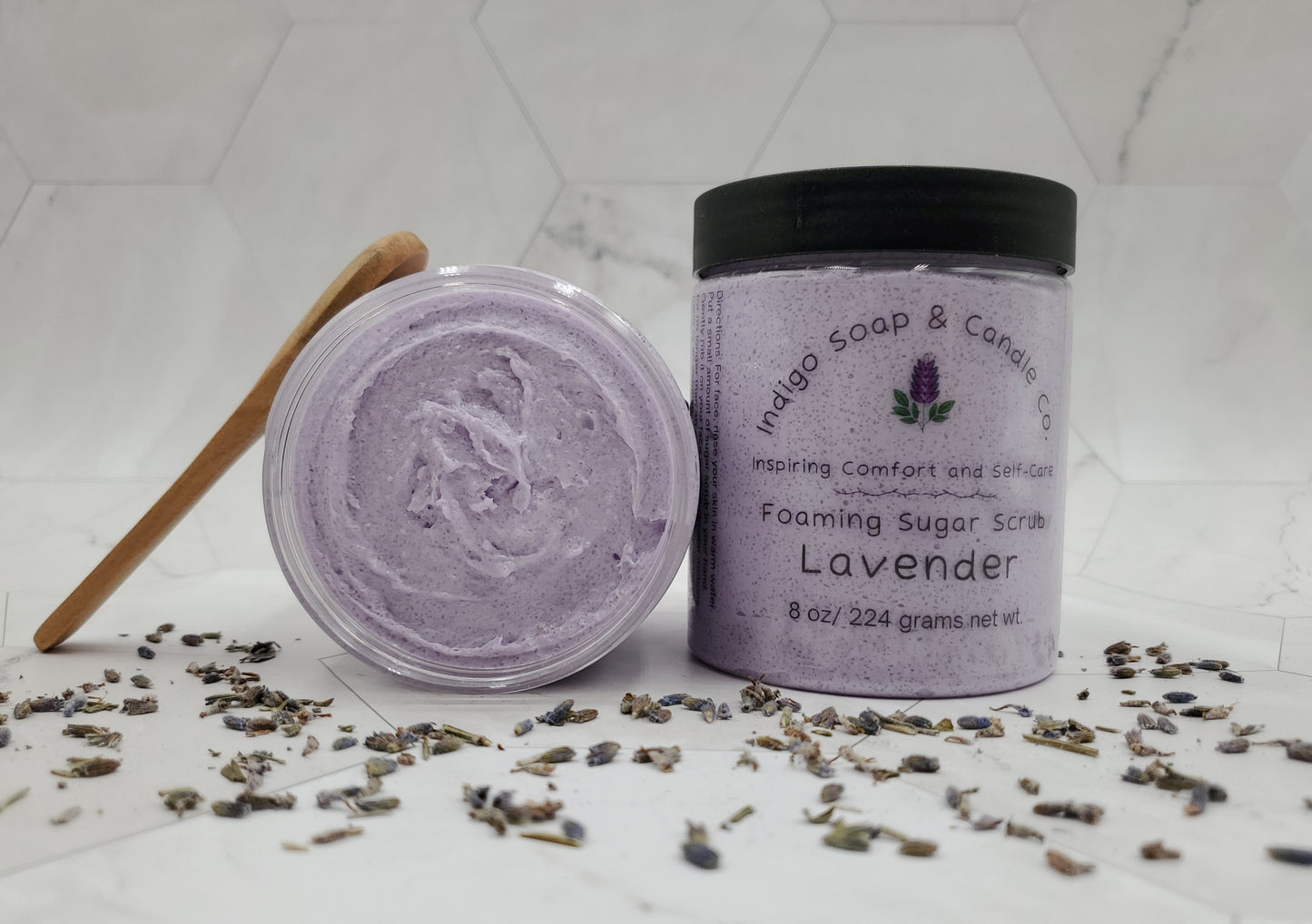 Lavender Foaming Sugar Scrub