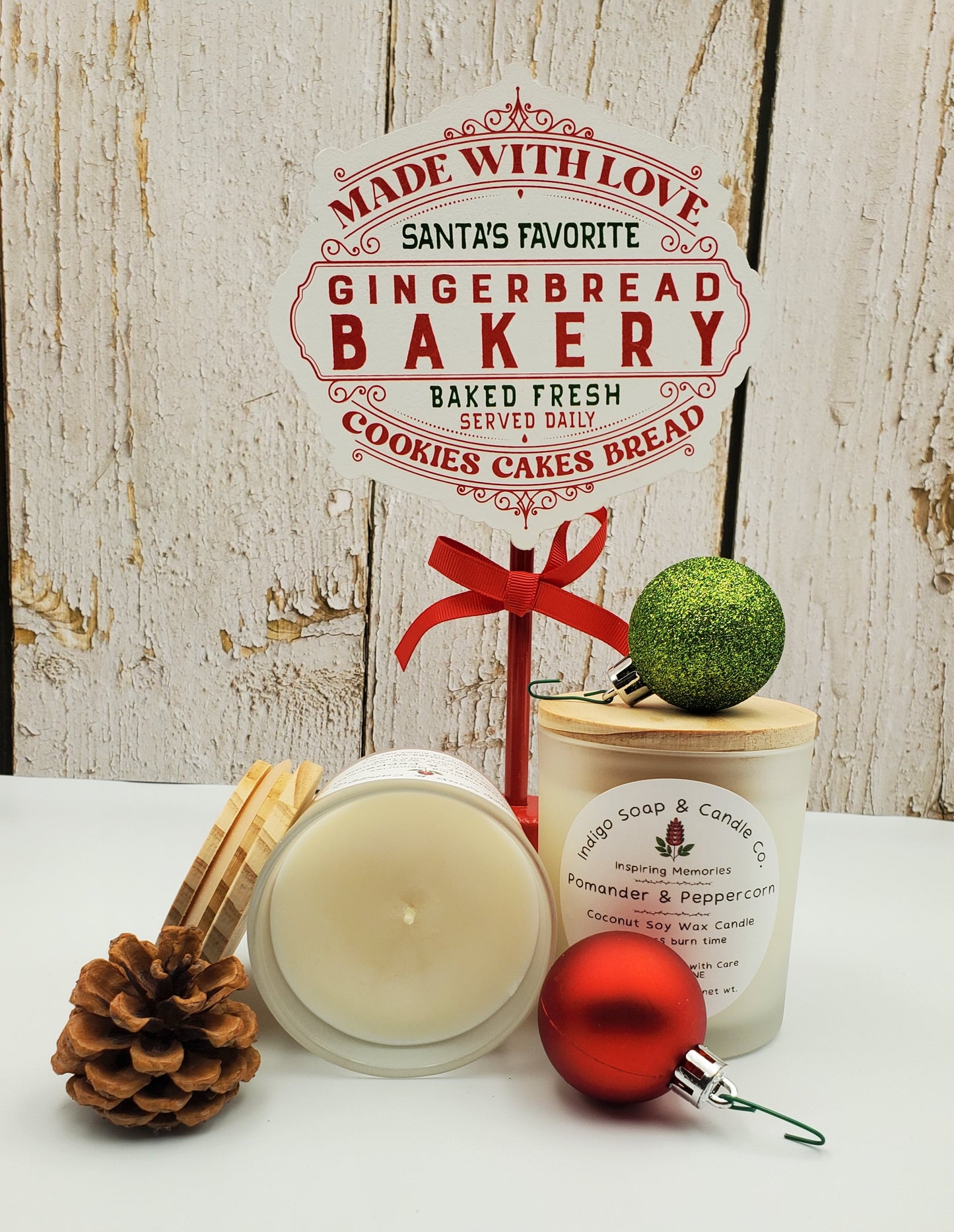 Pomander & Peppercorn Candle