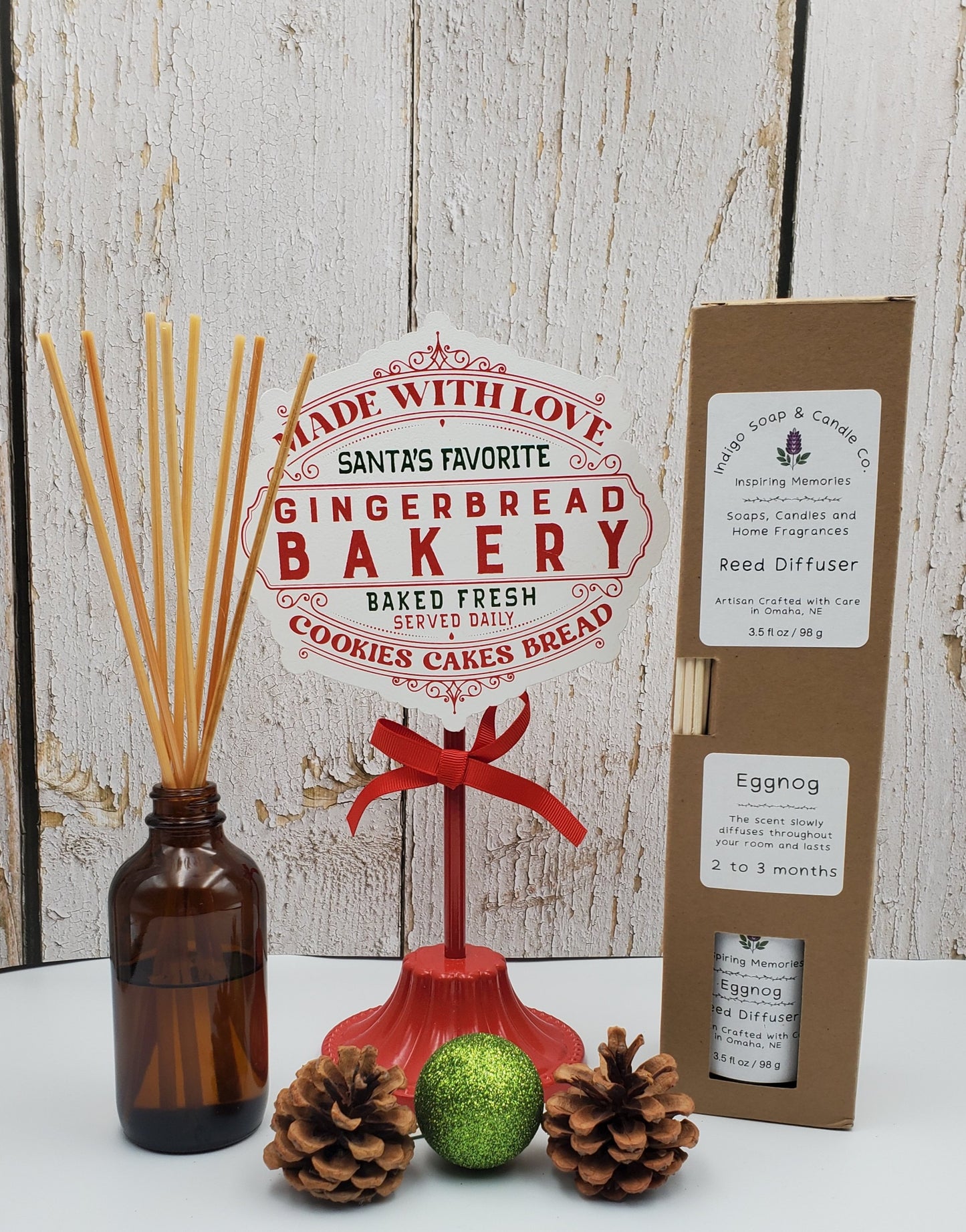 Eggnog Reed Diffuser Set