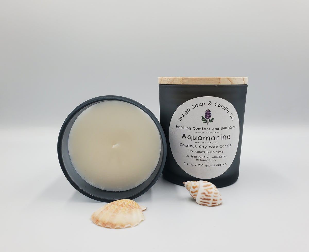 Aquamarine Coconut Soy Wax Candle