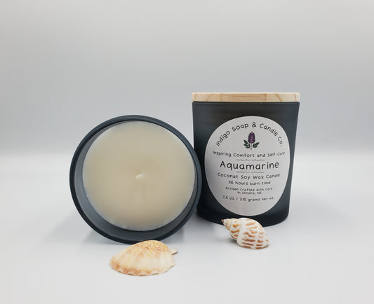 Aquamarine Coconut Soy Wax Candle