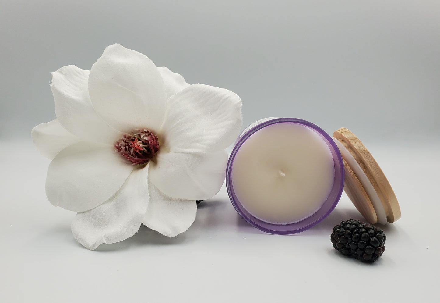 Blackberry Magnolia Coconut Soy Wax Candle