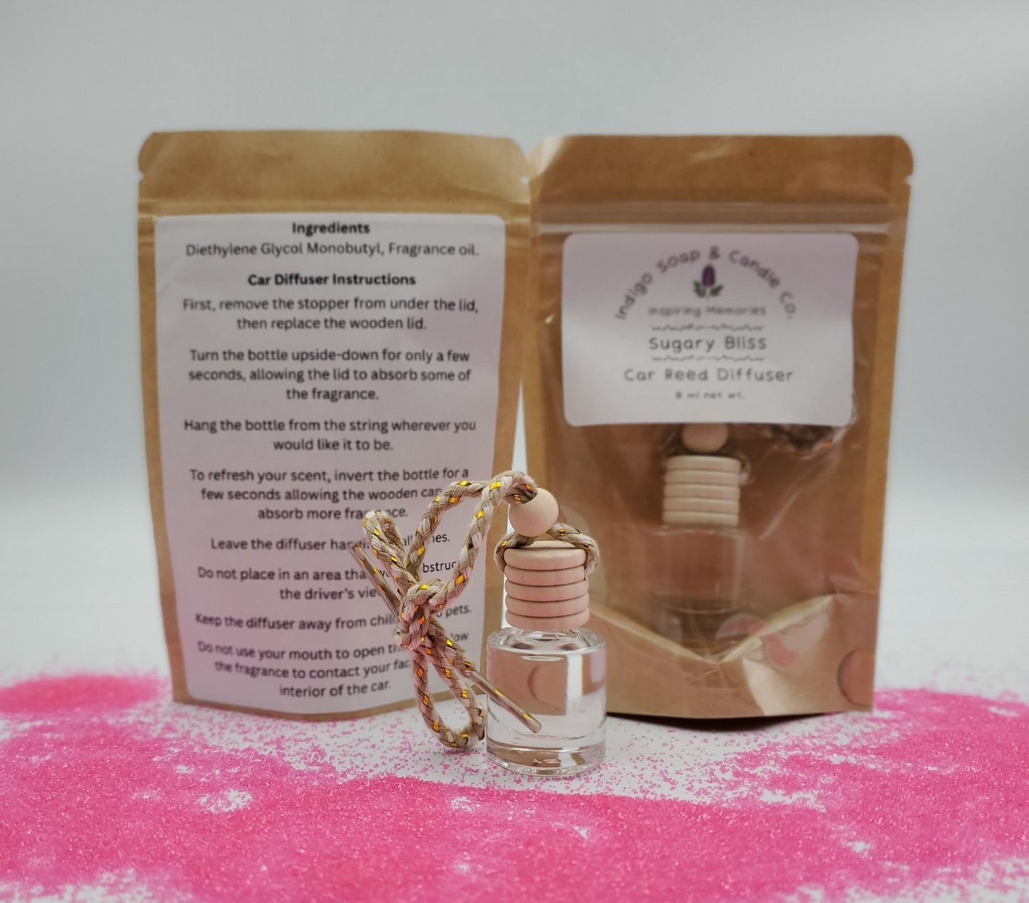 Pink Sugary Bliss Car Diffuser