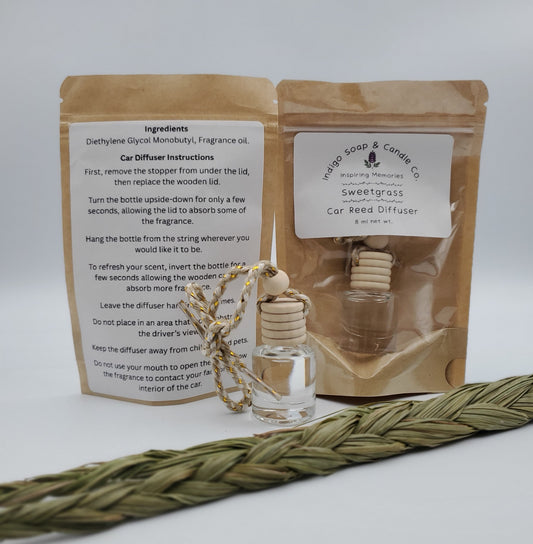Sweetgrass Car Diffuser