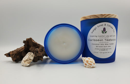 Caribbean Teakwood Coconut Soy Wax Candle