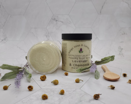 Lavender & Chamomile Foaming Sugar Scrub