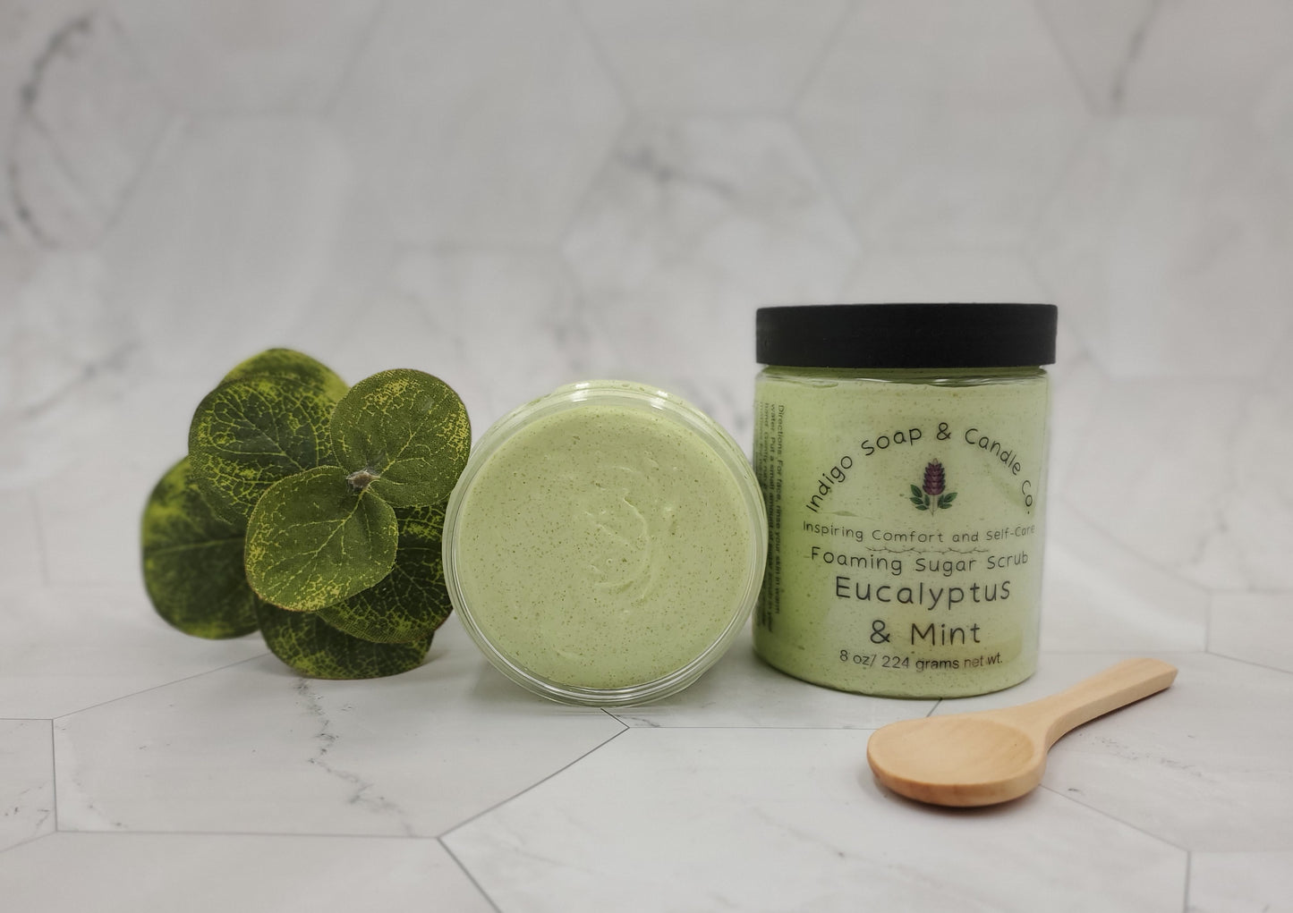 Eucalyptus & Mint Foaming Sugar Scrub