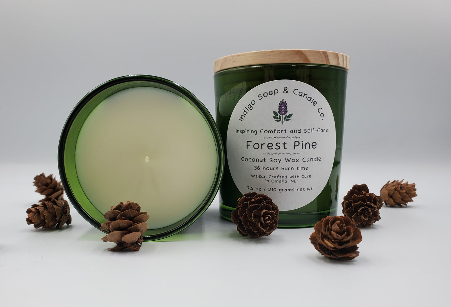 Forest Pine Coconut Soy Wax Candle