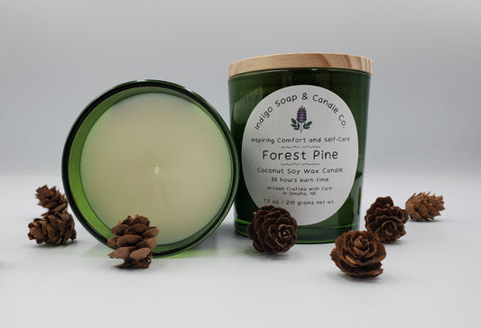 Forest Pine Coconut Soy Wax Candle