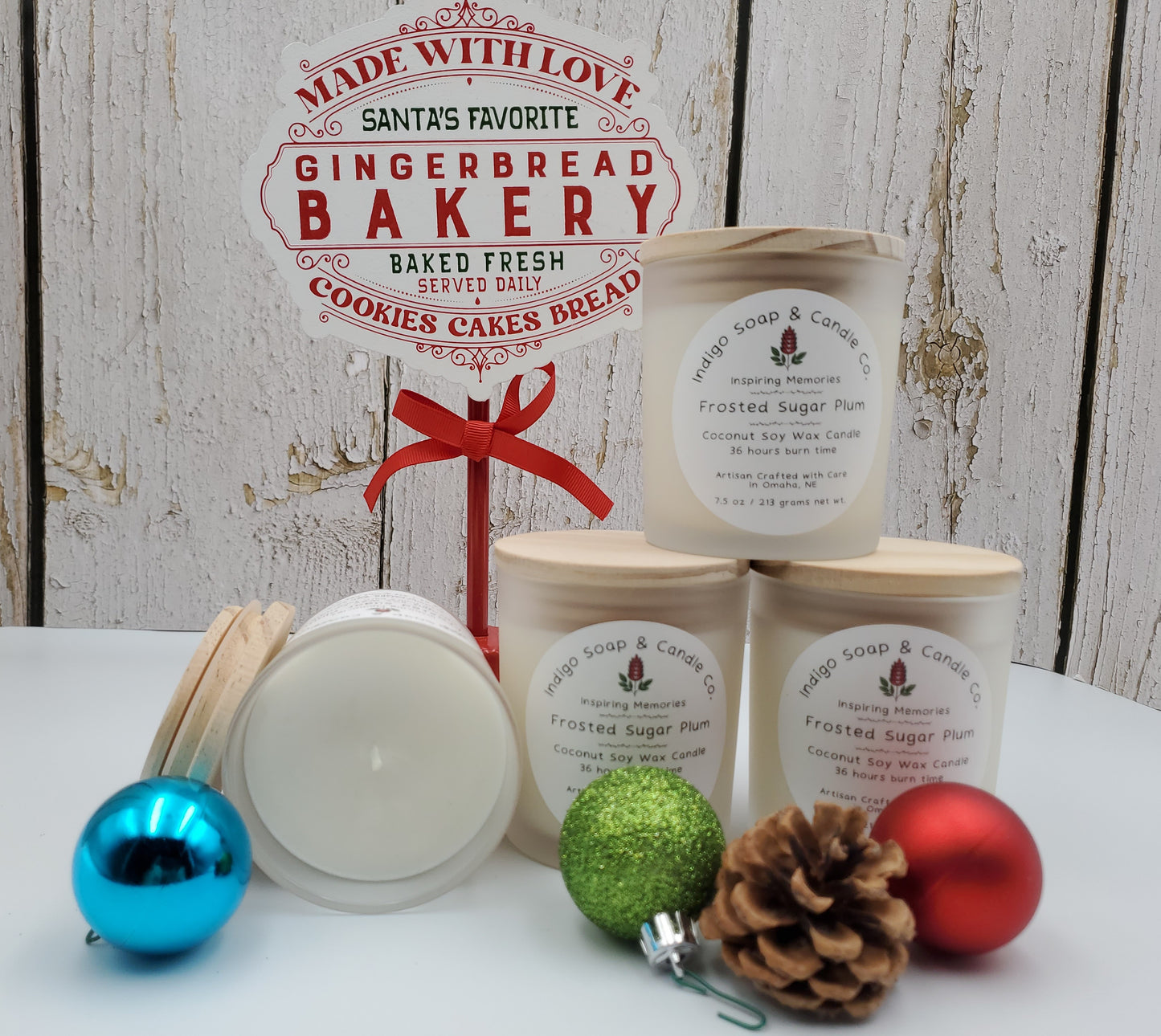 Frosted Sugar Plum Candle