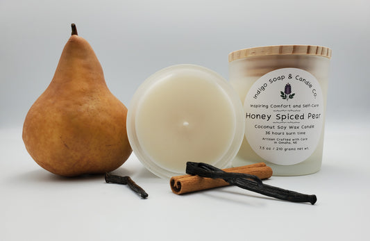 Honey Spiced Pear Coconut Soy Wax Candle