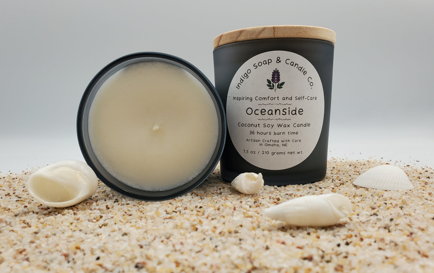 Oceanside Coconut Soy Wax Candle