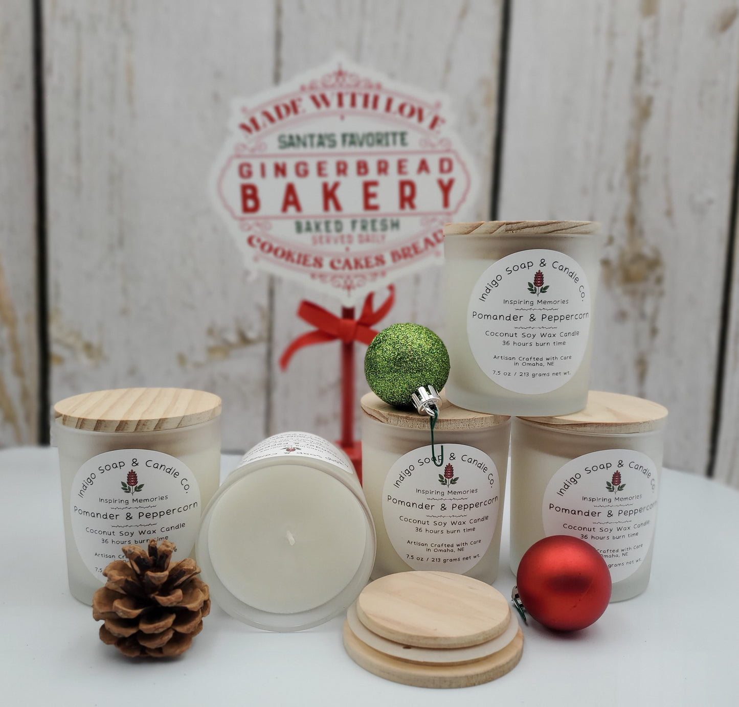 Pomander & Peppercorn Candle