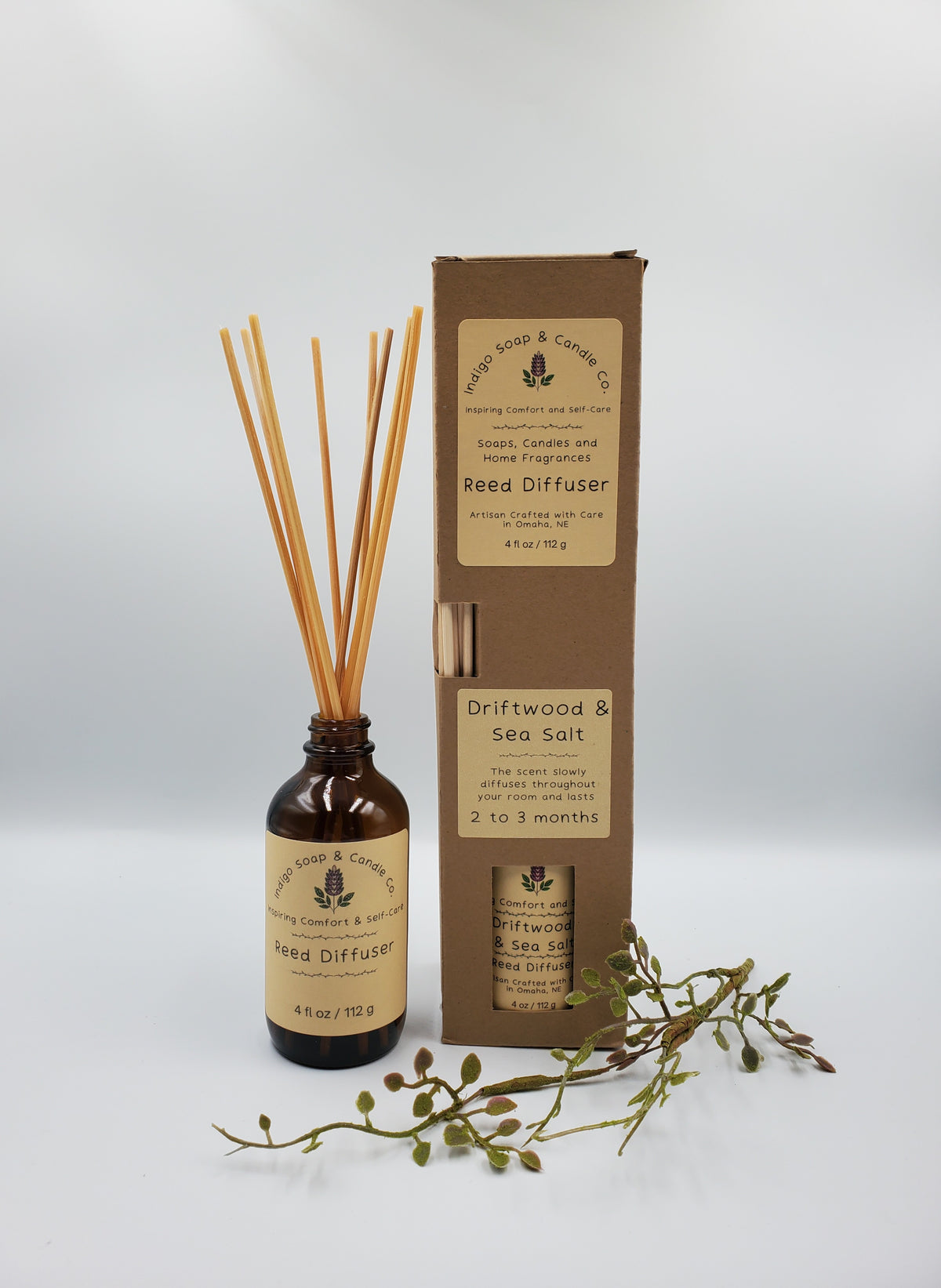 Driftwood & Sea Salt Reed Diffuser Set
