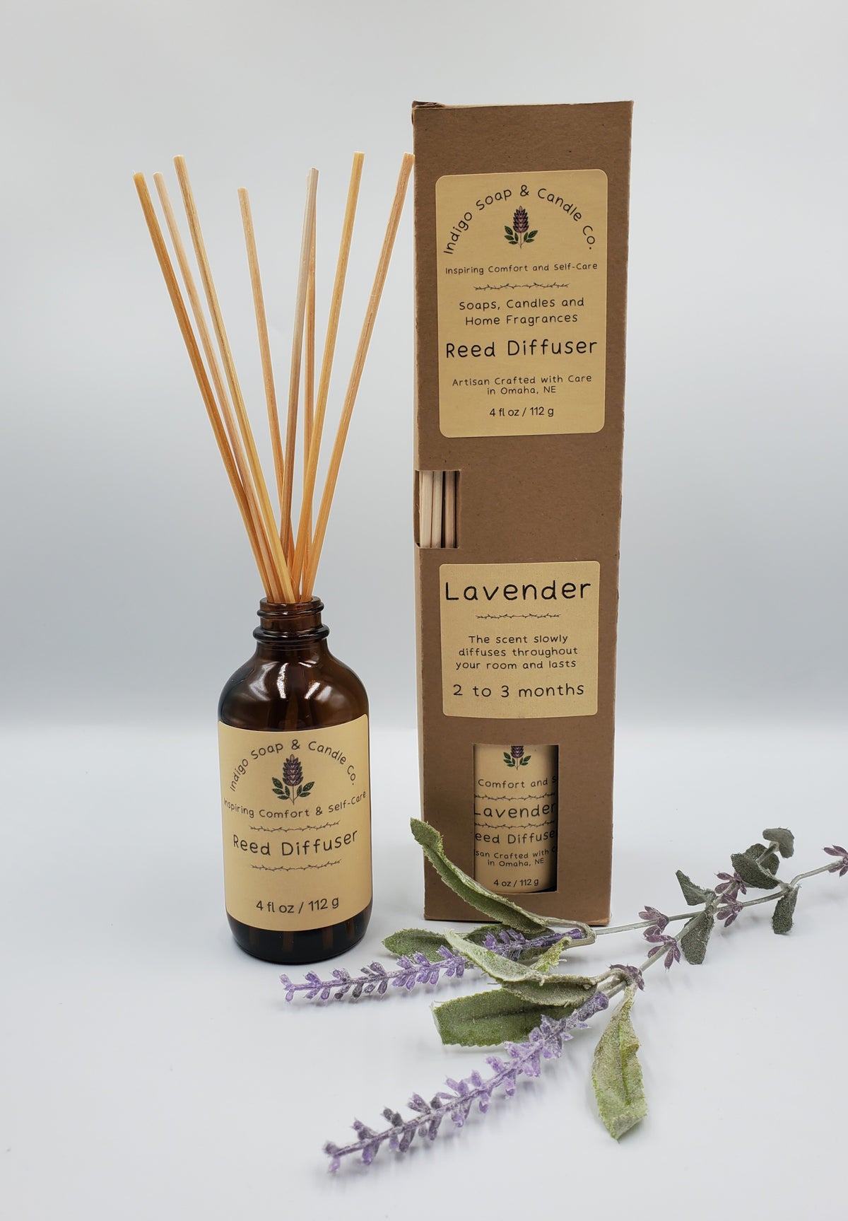 Lavender Reed Diffuser Set