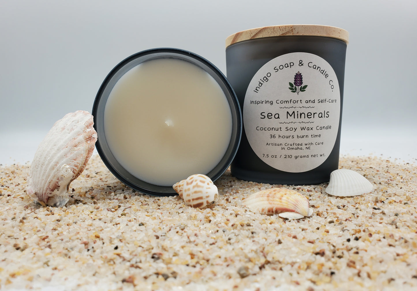 Sea Minerals Coconut Soy Wax Candle