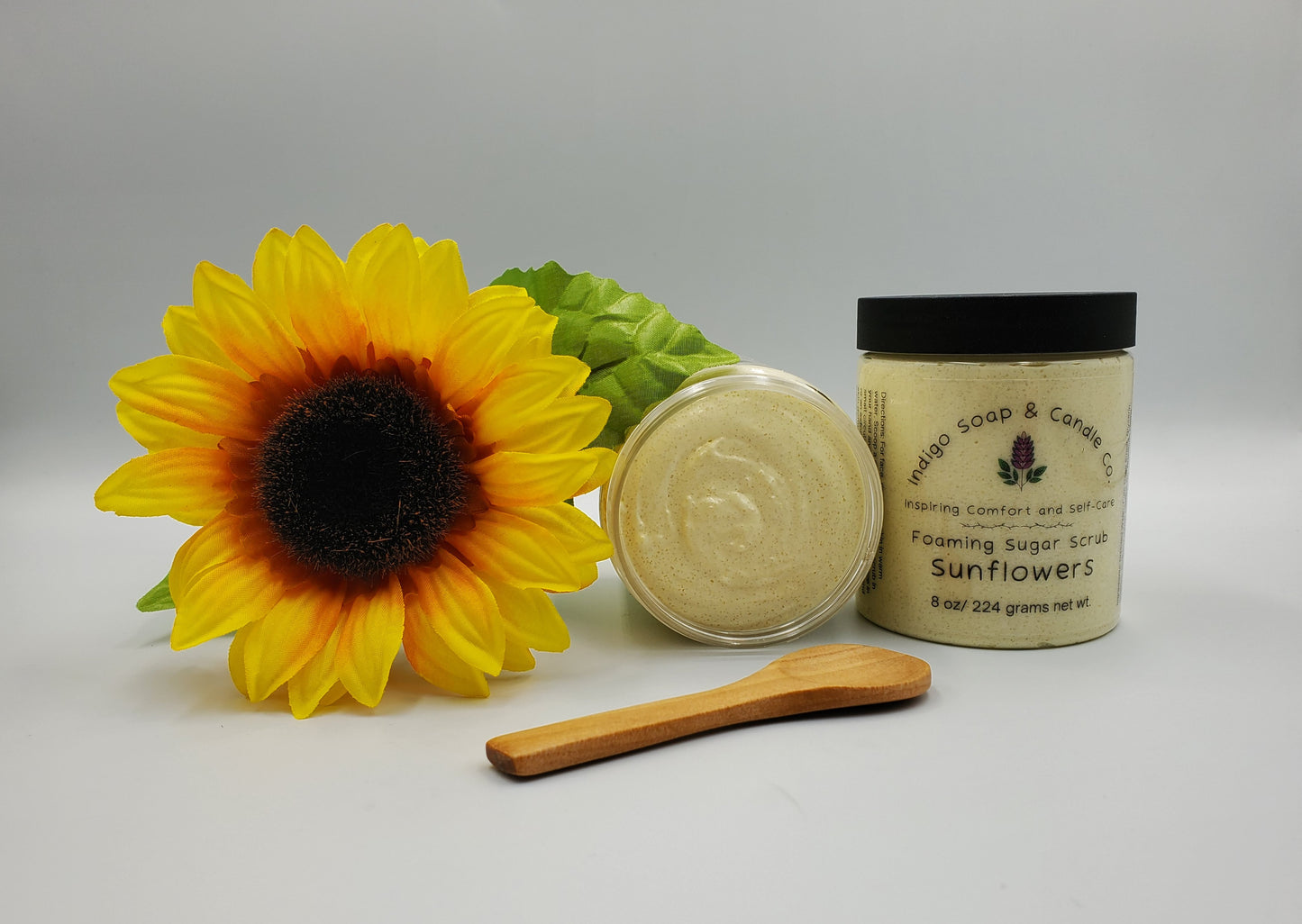 Sunflowers Whipped Foaming Sugar Scrub