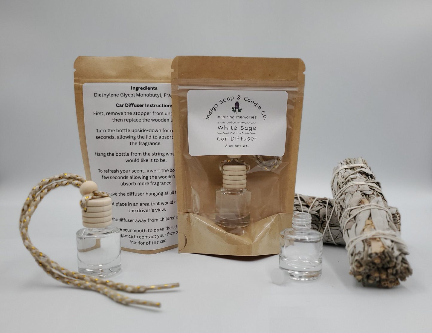 White Sage Car Diffuser