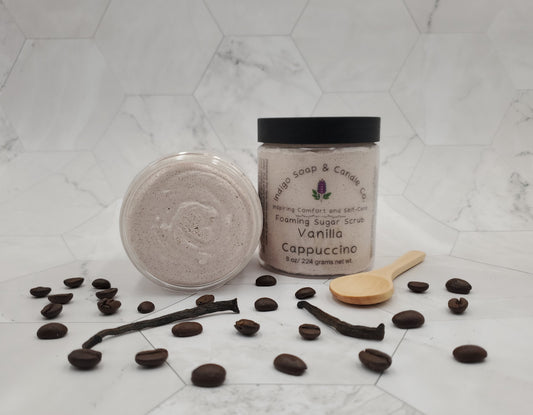 Vanilla Cappuccino Foaming Sugar Scrub