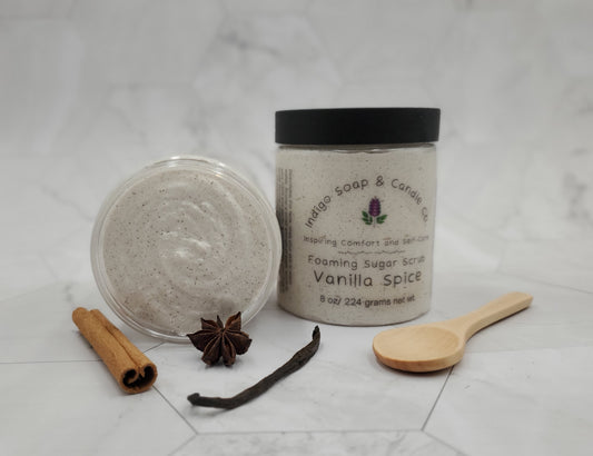 Vanilla Spice Foaming Sugar Scrub